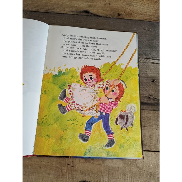 Vtg 1972 A Golden Book / Raggedy Ann - A Thank You, Please, and I Love You Book - Picture 10 of 11